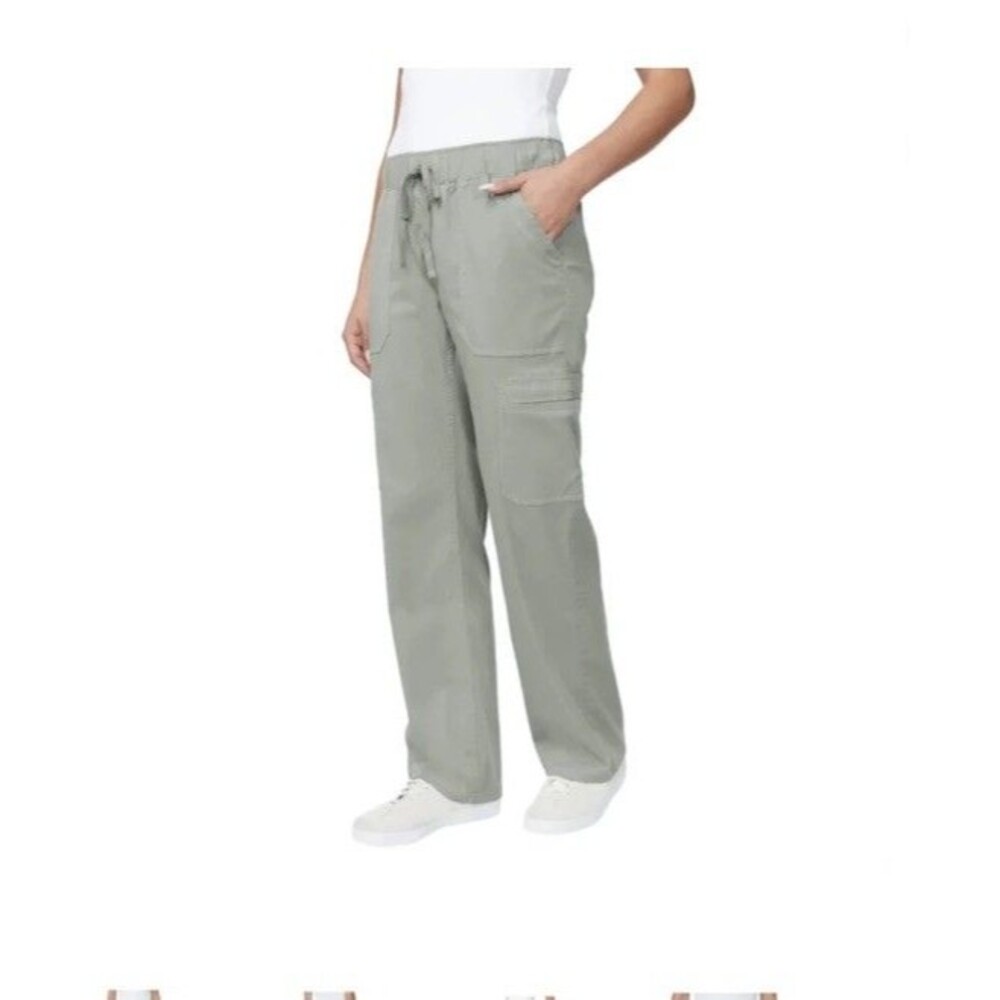 Buffalo David Bitton Womens Green Tencel Casual Cargo Pants Women’s XXL 2XL